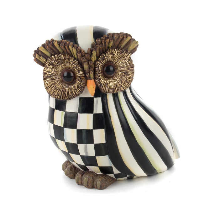 Courtly Stripe Owl - {current_domain}