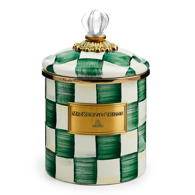 Emerald Check Small Canister - {current_domain}