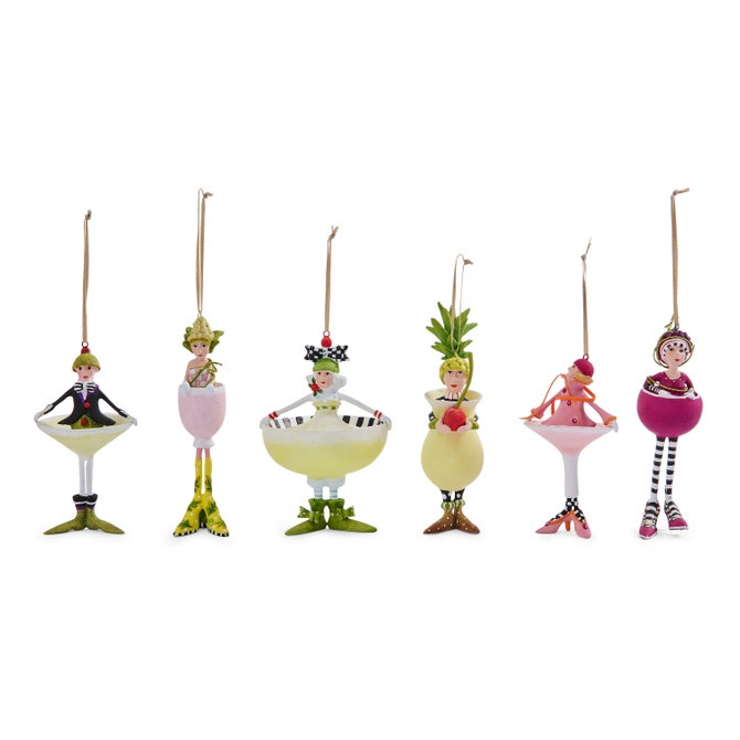 Patience Brewster Mini Cocktail Ornaments, Set of 6 - {current_domain}