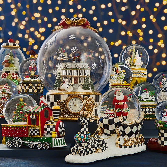 Farmhouse Snowman Snow Globe - {current_domain}