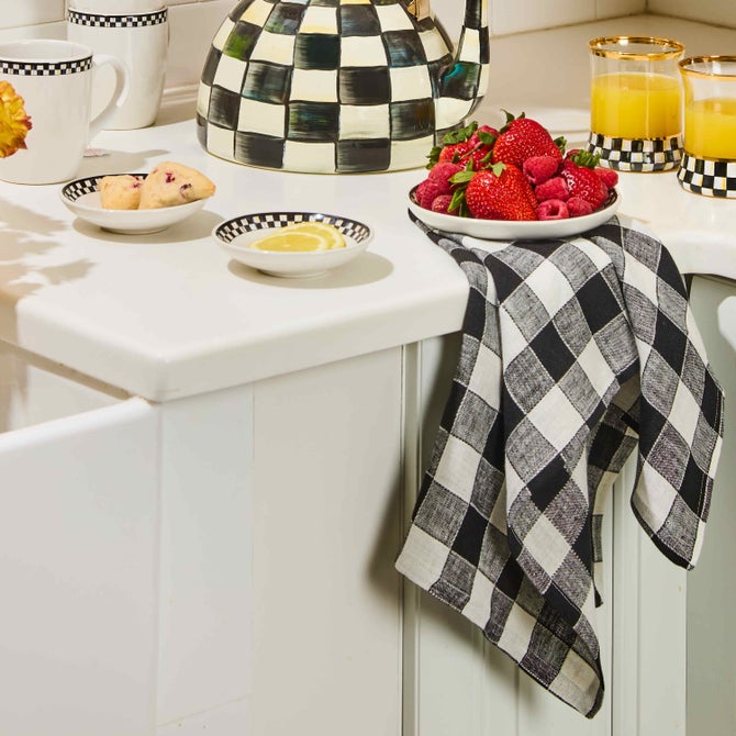 Linen Check Dish Towel - {current_domain}