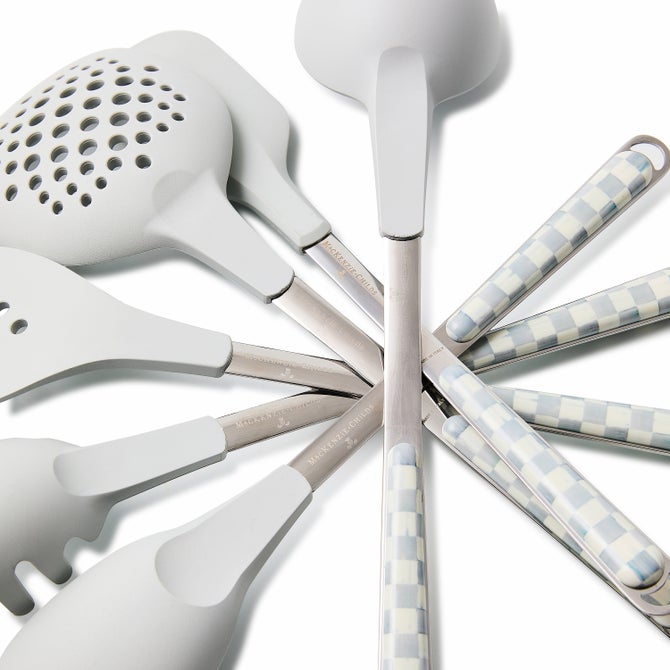 Sterling Check Pasta Spoon - {current_domain}