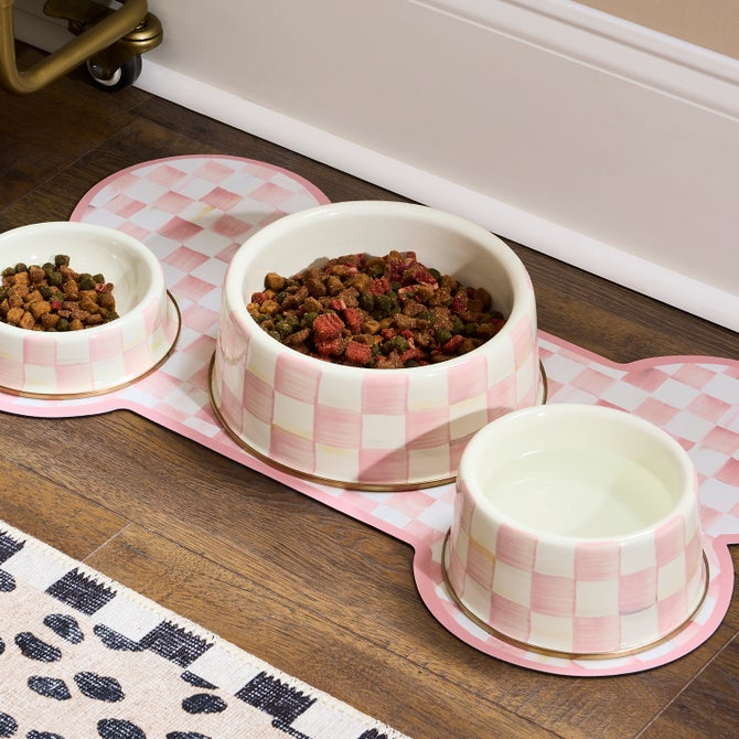Rosy Check Large Pet Dish - {current_domain}
