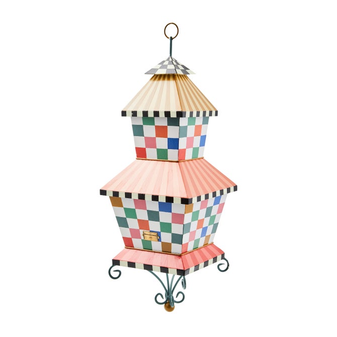 Dolce Vita Check Birdhouse - {current_domain}