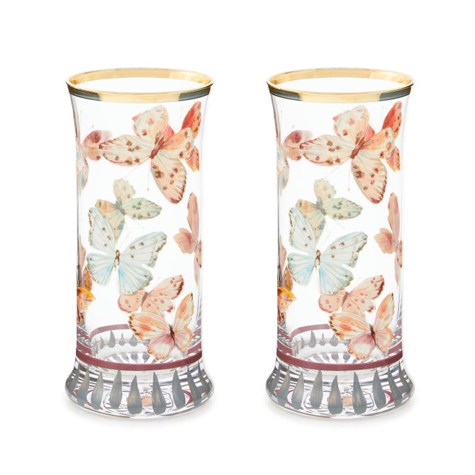 Butterfly Hill Highball Glass, Set of 2 - {current_domain}
