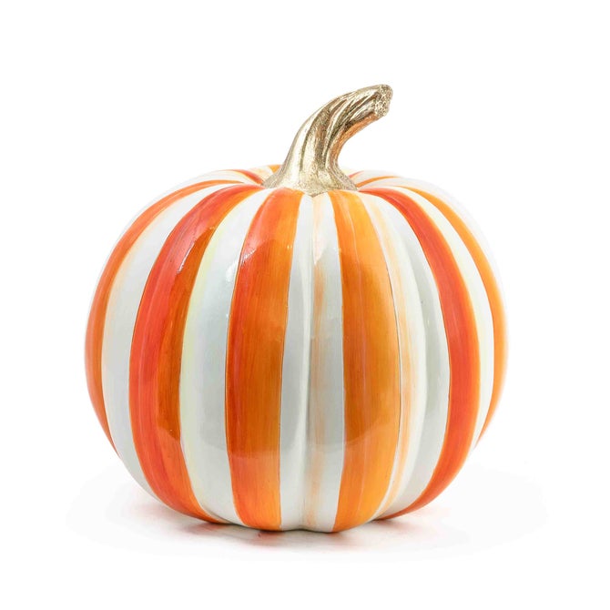 Orange Stripe Medium Pumpkin - {current_domain}