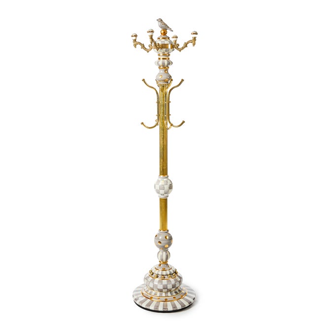 Sterling Check Coat Perch - {current_domain}