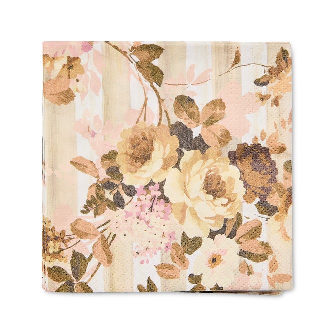 Wild Rose Cocktail Paper Napkins - {current_domain}