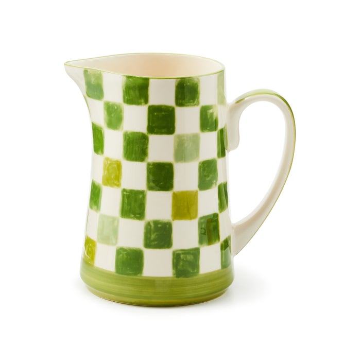 Green Check Pitcher - {current_domain}