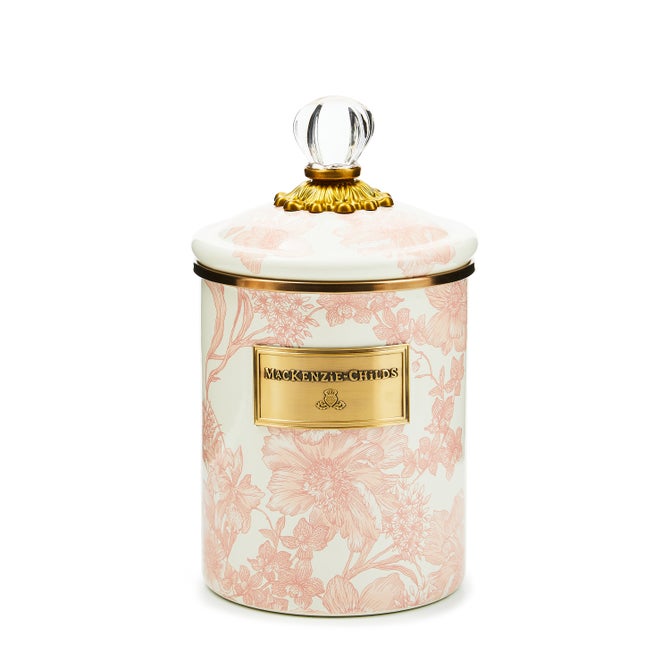 Rosy English Garden Medium Canister - {current_domain}