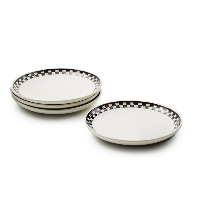 Courtly Check Everyday Small Plates, Set of 4 - {current_domain}