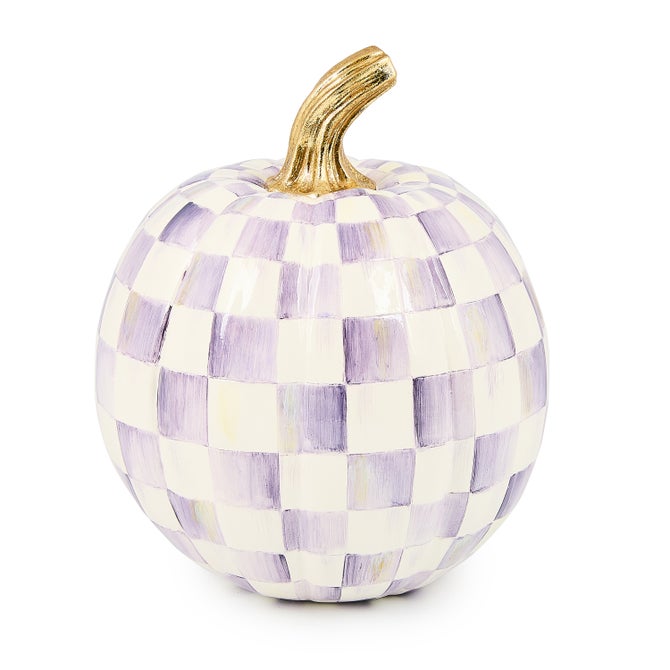 Violet Check Small Pumpkin - {current_domain}