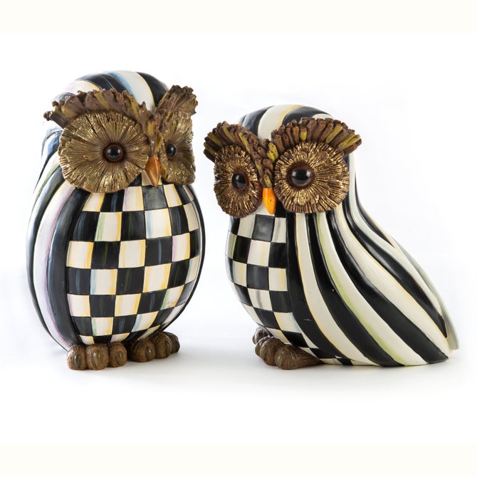 Courtly Check & Courtly Stripe Owl Set - {current_domain}