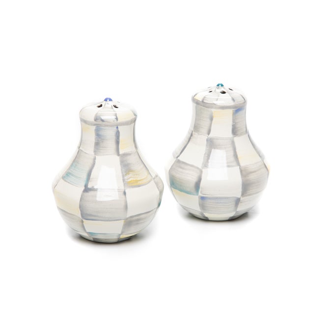 Sterling Check Salt & Pepper Shakers - {current_domain}