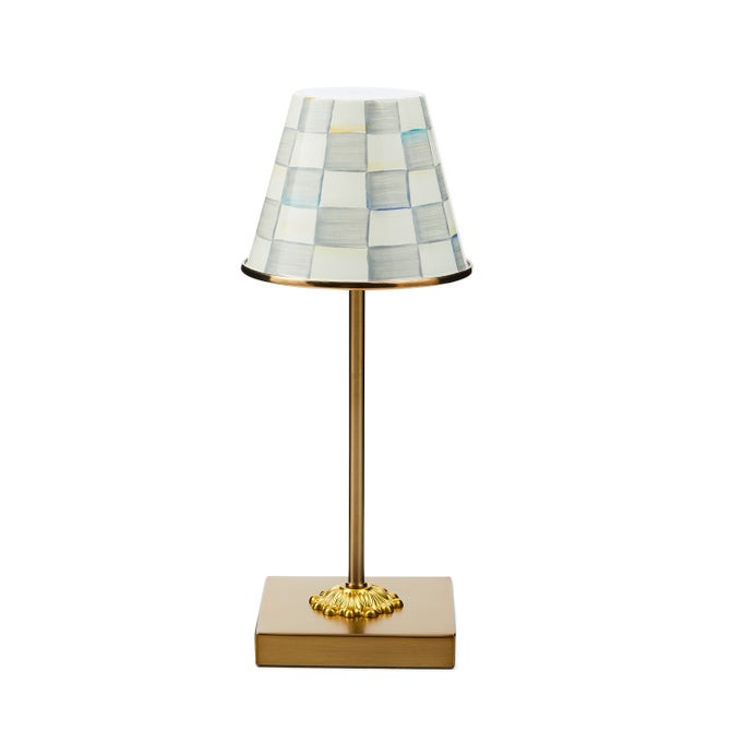 Sterling Check LED Rechargeable Cafe Table Lamp - {current_domain}
