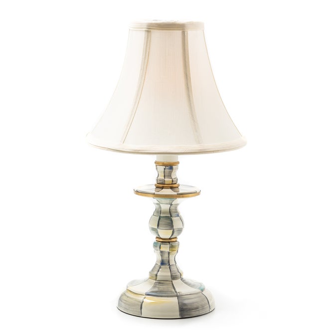 Sterling Check Candlestick Lamp - {current_domain}