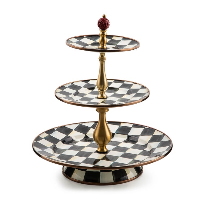 Courtly Check Three Tier Sweet Stand - {current_domain}