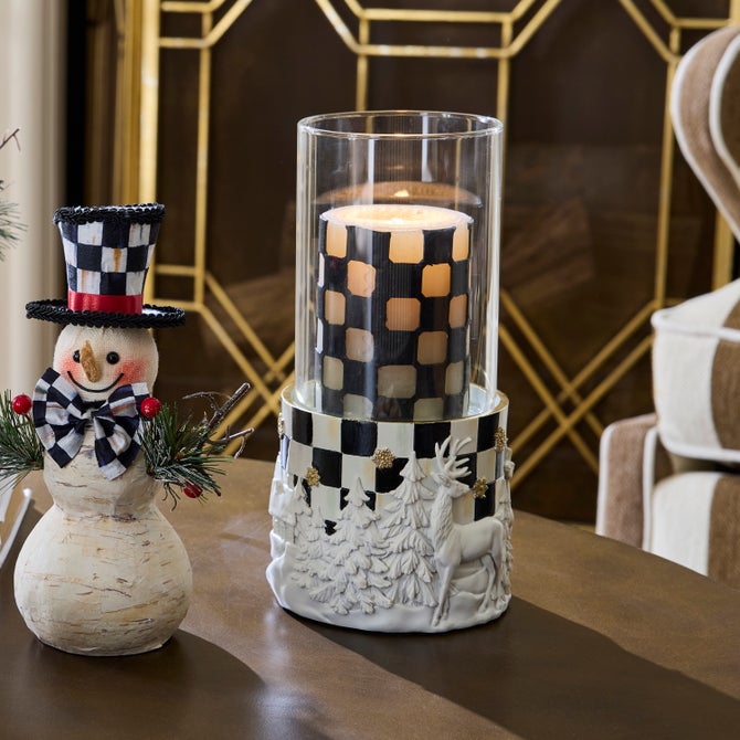 Courtly Noel Pillar Candle Holder - {current_domain}