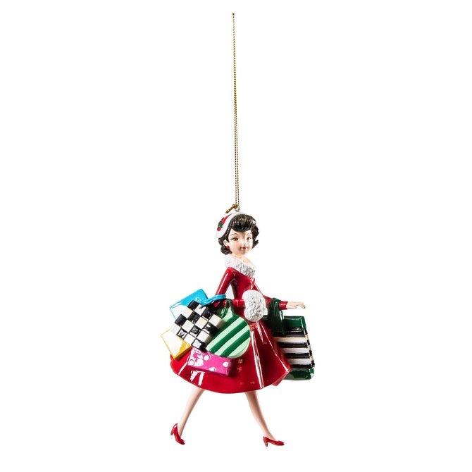 Wonderful Life Shopper Ornament - {current_domain}
