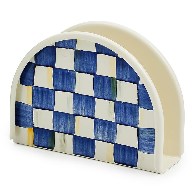 Royal Check Napkin Holder - {current_domain}