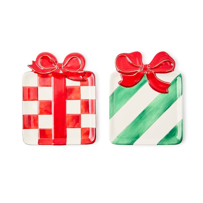 Check It Out Ceramic Dessert Plates, Set of 2 - {current_domain}