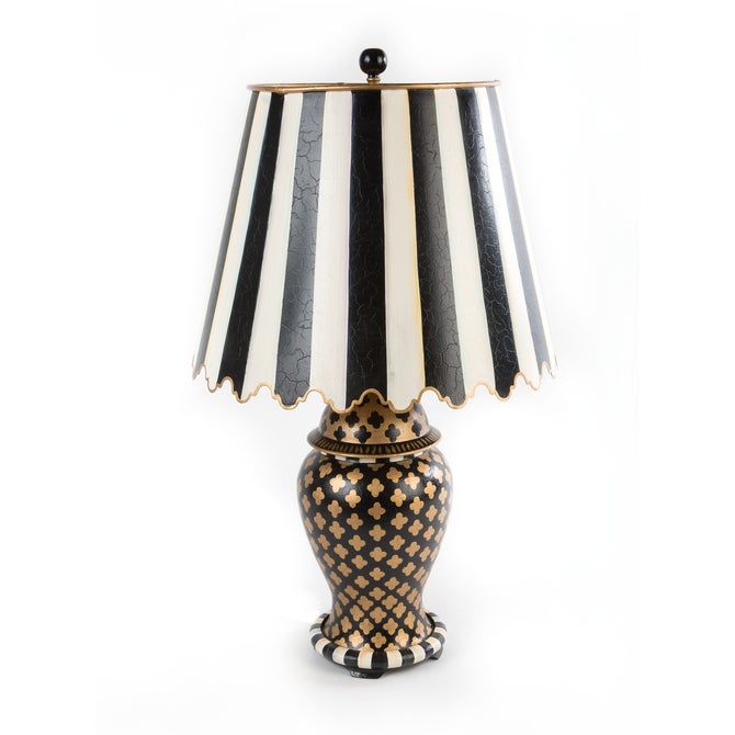 Quatrefoil Small Table Lamp - {current_domain}