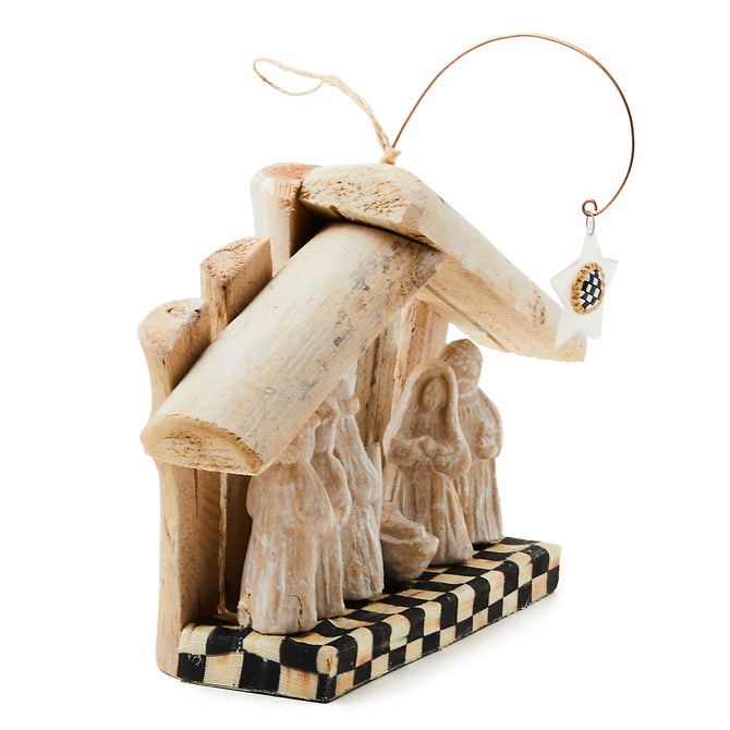 Farmhouse Holiday Wood Nativity Set - {current_domain}
