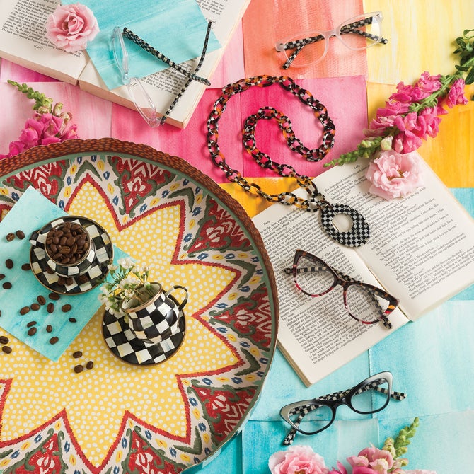 Courtly Check Espresso Cup & Saucer Set - {current_domain}