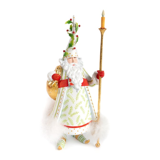 Patience Brewster Dash Away Candlelight Santa Figure - {current_domain}