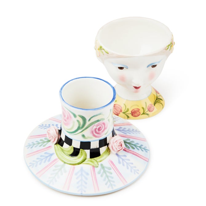 Rosy Meadow Lady Rose Lidded Vase - {current_domain}