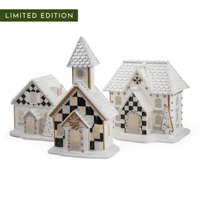Gingerbread Illuminated Houses, Set of 3 - {current_domain}