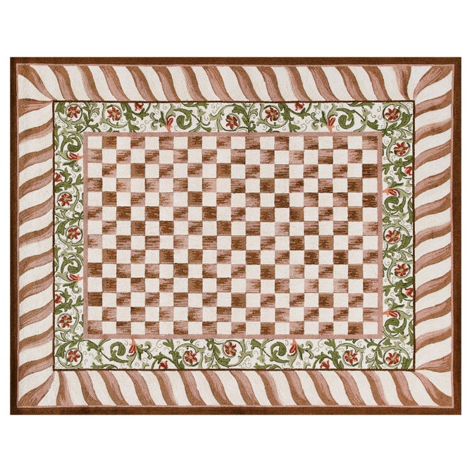 Mocha Check 8' x 10' Rug - {current_domain}