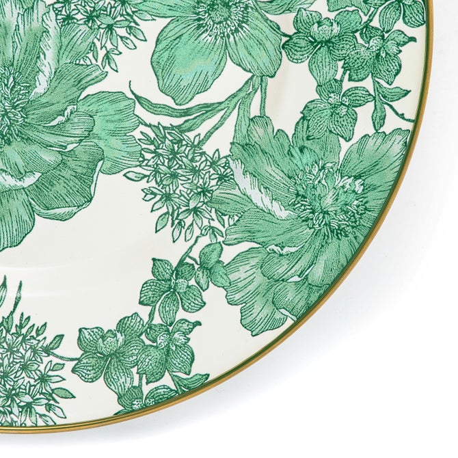 Emerald English Garden Dinner Plate - {current_domain}