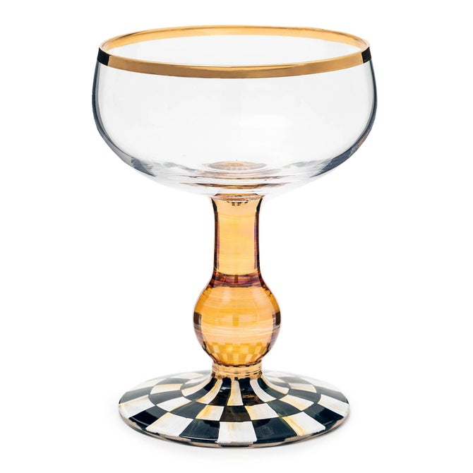Courtly Check Coupe Glass - {current_domain}