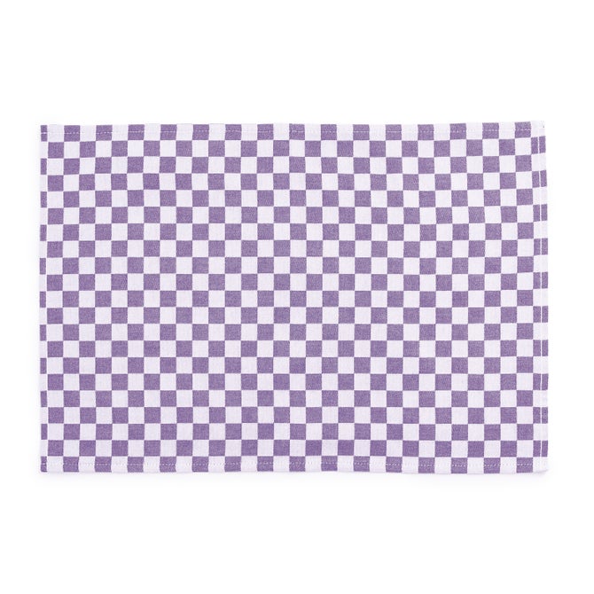 Plum Check Placemat, Set of 4 - {current_domain}