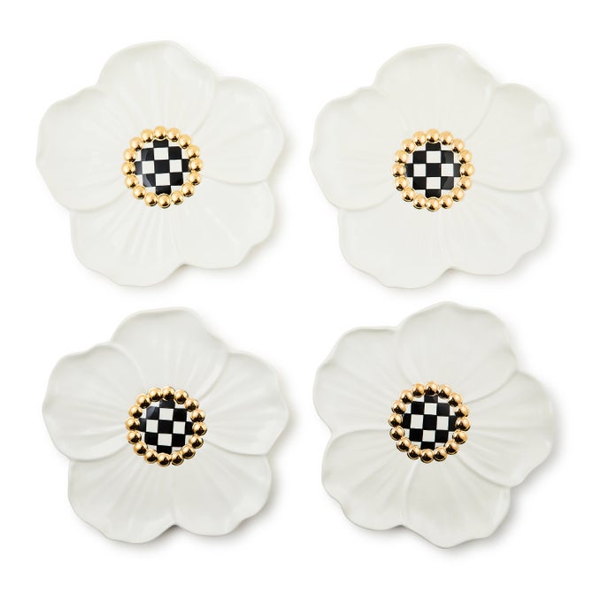 White Rabbit Ceramic Dessert Plates, Set of 4 - {current_domain}