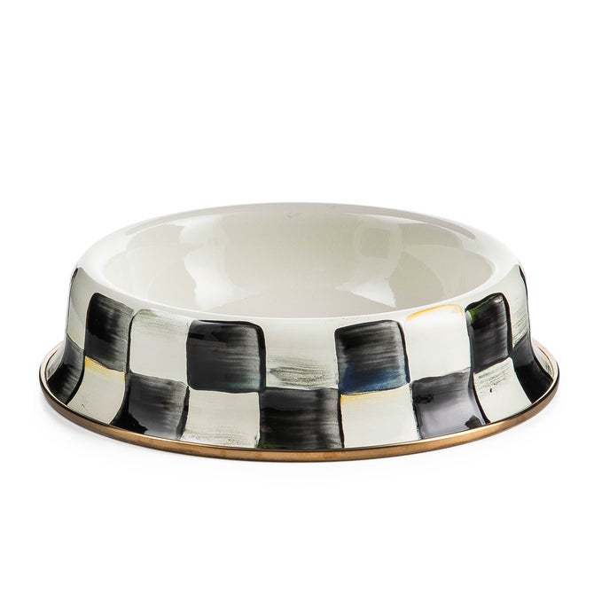 Courtly Check Small Pet Dish - {current_domain}
