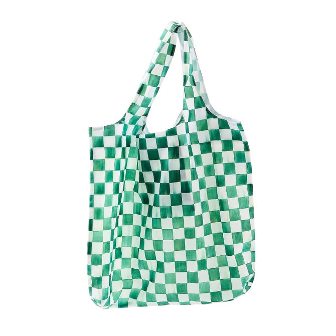 Emerald Check To Go Tote - {current_domain}
