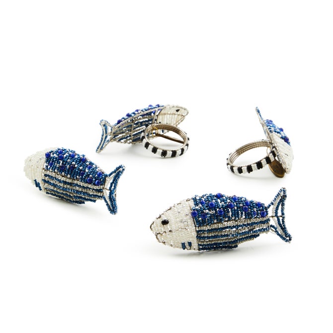 Go Fish Napkin Rings, Set of 4 - {current_domain}