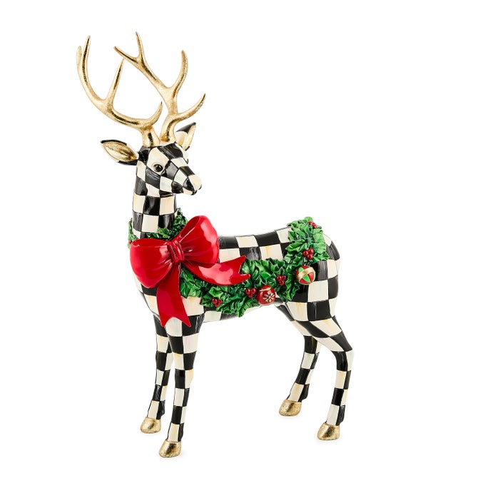 Holly Check Standing Deer - {current_domain}