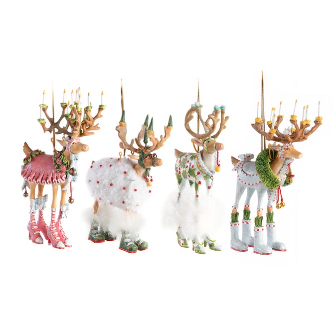 Patience Brewster Dash Away Reindeer Ornament Set - {current_domain}