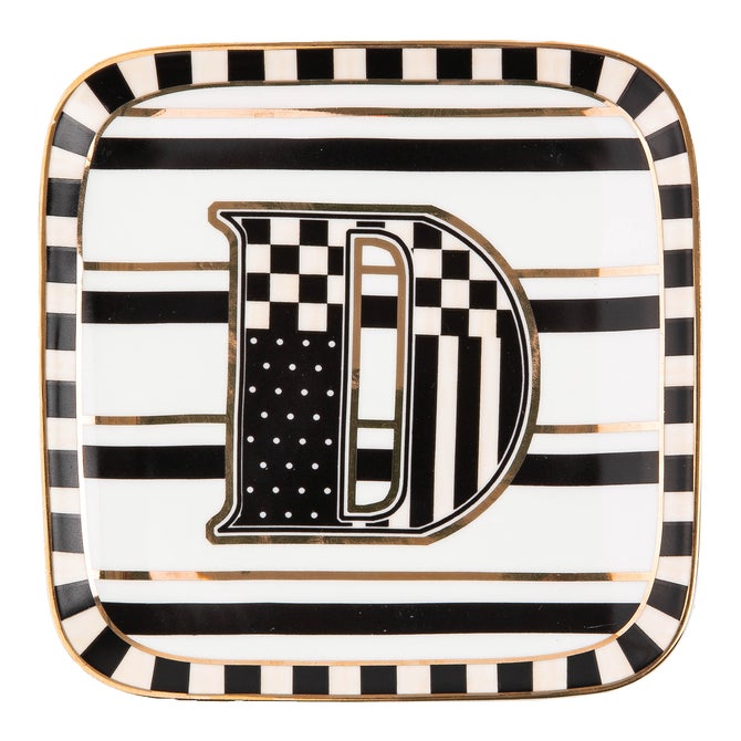 Monogram Dish - D - {current_domain}