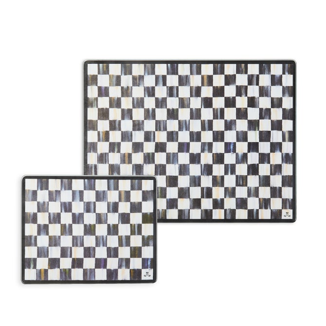 Courtly Check Glass Cutting Boards, Set of 2 - {current_domain}