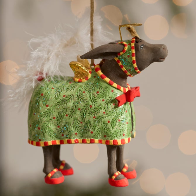 Patience Brewster Nativity David Donkey Ornament - {current_domain}