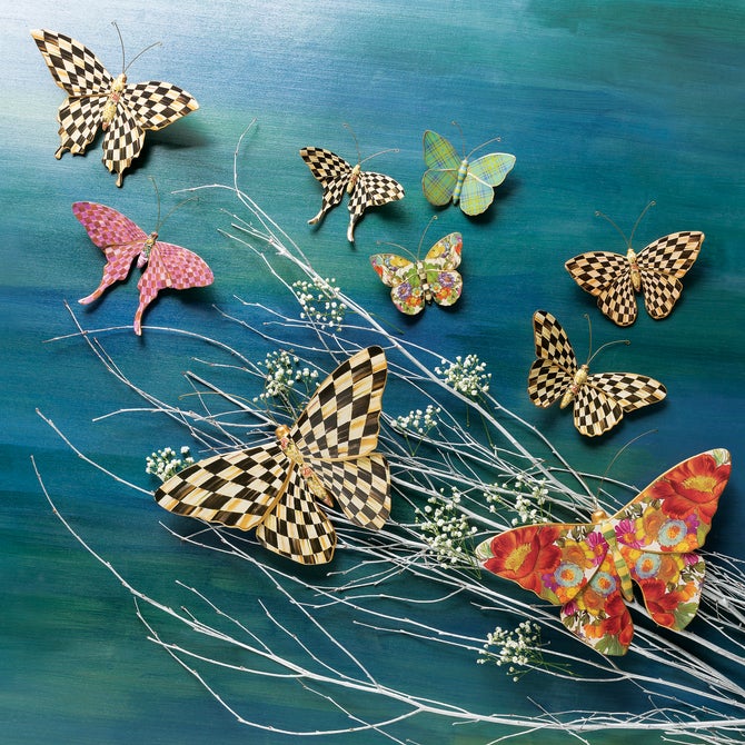 Courtly Check Butterfly Wall Decor - {current_domain}