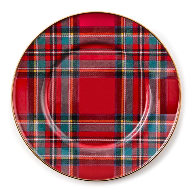 Tartastic Enamel Dinner Plate - Red - {current_domain}