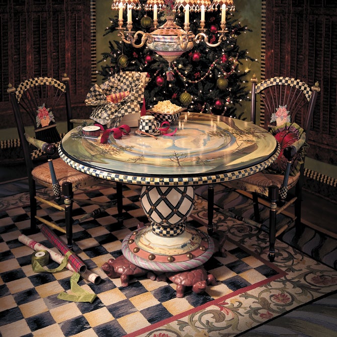 Courtly Check Purple & Green 9' x 12' Rug - {current_domain}