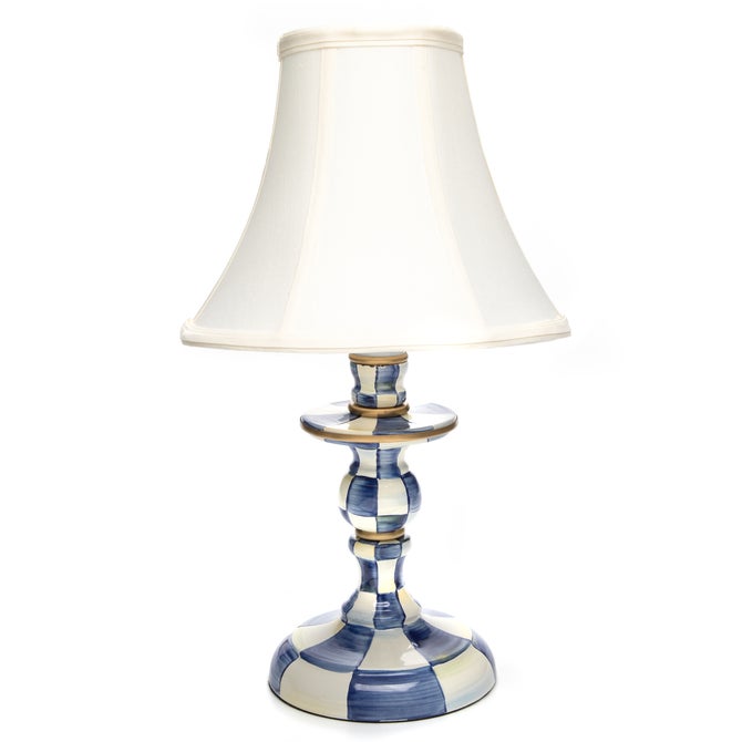 Royal Check Candlestick Lamp - {current_domain}