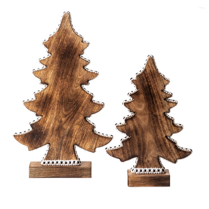 Courtly Check Forest Trees, Set of 2 - {current_domain}