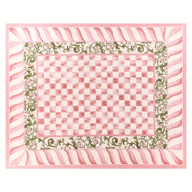 Rosy Check 8' x 10' Rug - {current_domain}